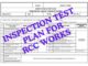 INSPECTION TEST PLAN CONCRETE