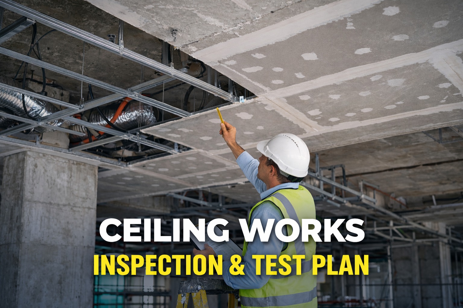 Inspection and Test Plan for Gypsum Plaster Board False Ceiling Works