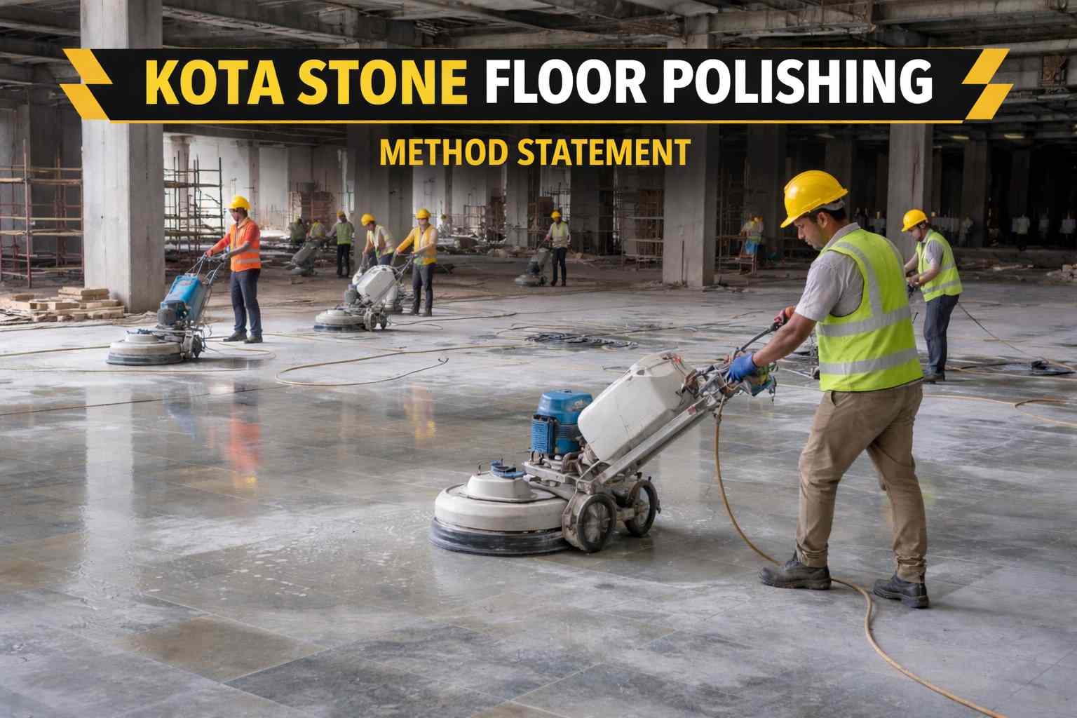 Method Statement for Kota Stone Flooring Work