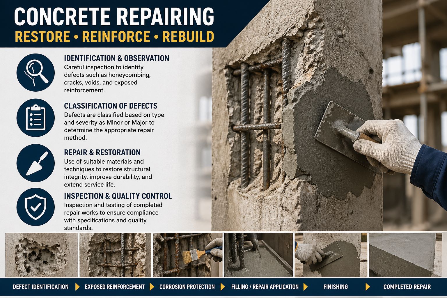 Method Statement for Concrete Repairing